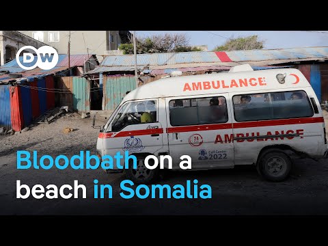 Terrorist suicide attack on a popular beach in the Somali capital Mogadishu | DW News