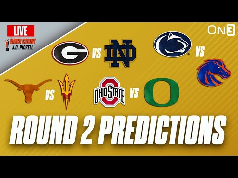 CFB Playoff Round 2 Predictions | Oregon vs Ohio State | Georgia vs Notre Dame | Texas vs ASU