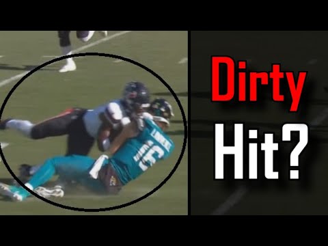 Trevor Lawrence injured on this hit. Defender was ejected | Jacksonville Jaguars Vs Houston Texans