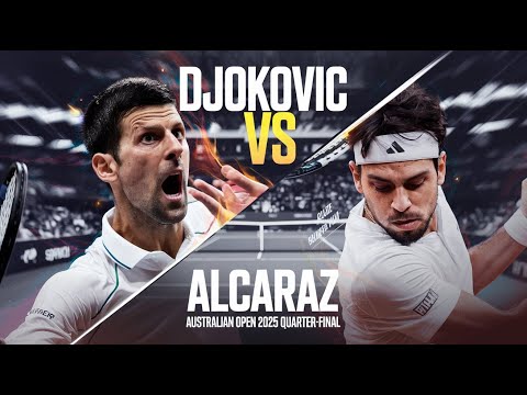 &quot;Novak Djokovic vs Carlos Alcaraz Quarter-Final Highlights | Australian Open 2025 - Epic Showdown!&quot;