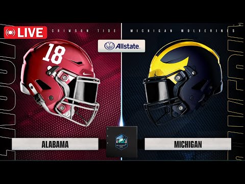 Alabama Vs Michigan ReliaQuest Bowl Full Game Highlights College Football 25 Simulation