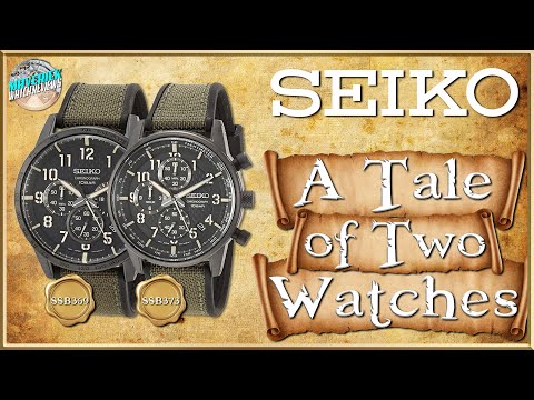 A Tale of Two Watches! | Two Almost Identical Seiko Chronographs SSB369 And SSB373 Unbox &amp; Review