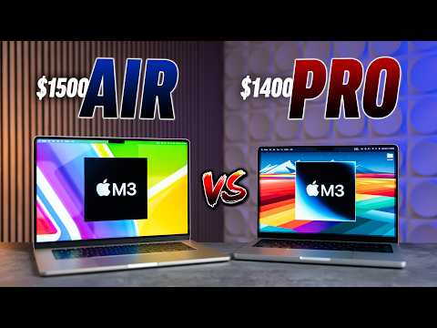 M3 MacBook Air vs M3 MacBook Pro - How to Choose RIGHT!