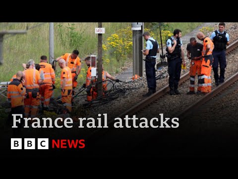 Paris Olympics: arson attacks bring chaos to French rail network before opening ceremony | BBC News