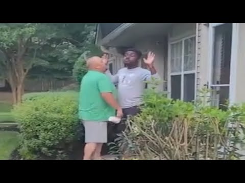 Community protests after man&#039;s racist rant caught on video